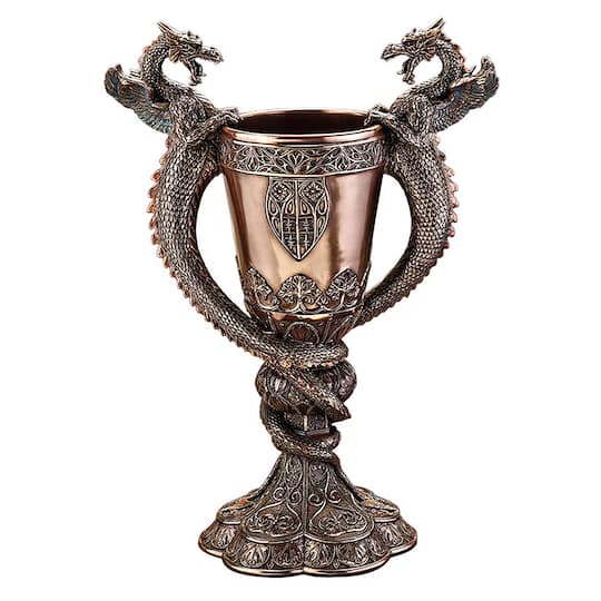 Design Toscano Shadowcrested Tomb Guardians Dragon Chalice